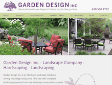 Tablet Screenshot of gardendesigninc.com